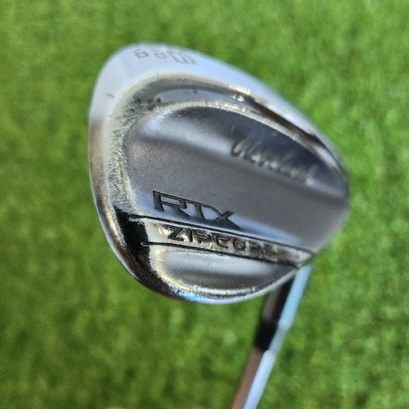 Cleveland RTX ZipCore Black Lob Wedge 58 Mid 10 Right Steel Shaft R-Flex 33.5 in - Picture 5 of 16